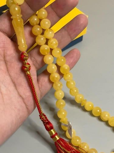 سبحه كهرمان حر سوبر صافي طبيعية