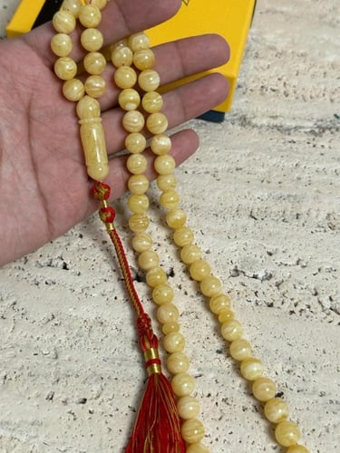 سبحه كهرمان حر سوبر صافي طبيعية