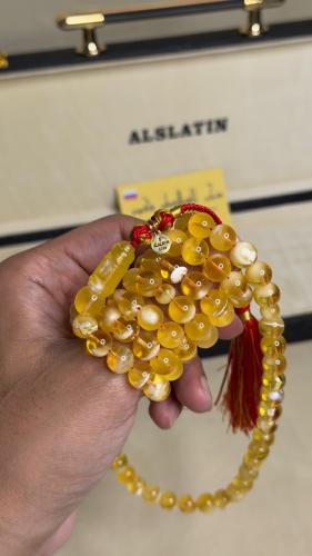 سبحه كهرمان حر سوبر صافي طبيعية