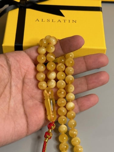 سبحه كهرمان حر سوبر صافي طبيعية