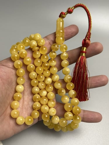 سبحه كهرمان حر سوبر صافي طبيعية