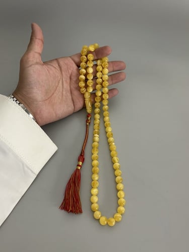 سبحه كهرمان حر سوبر صافي طبيعية