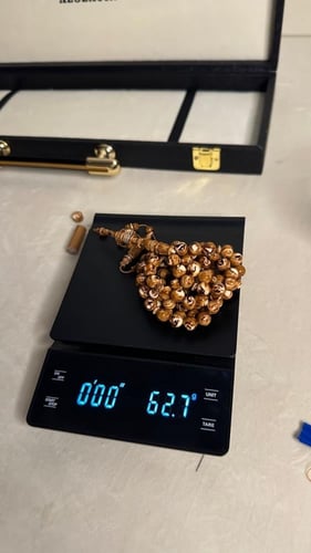 سبحة دارسيني تعريق عيون صب قديم من عصي