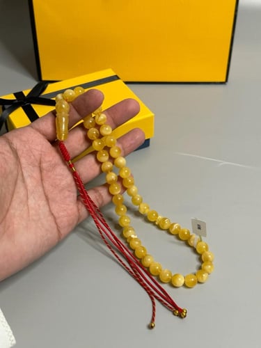 سبحه كهرمان حر سوبر صافي طبيعية