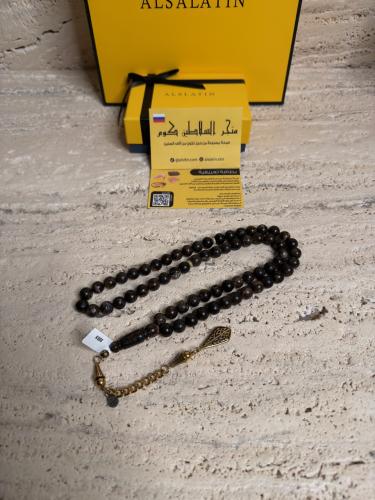 سبحه كهرمان حر شوائب طبيعي