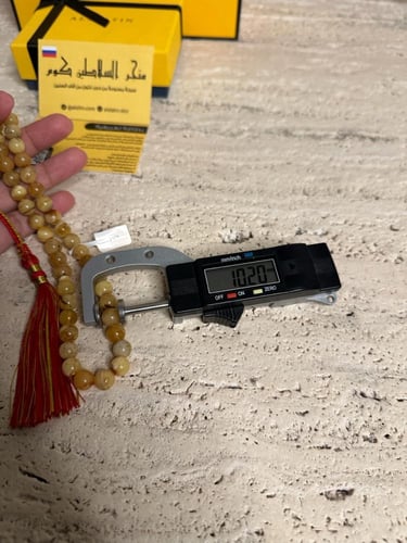 سبحه كهرمان حر شوائب طبيعية