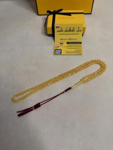 سبحه كهرمان حر سوبر صافي طبيعية