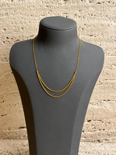 عقد ذهب صافي ايطالي عيار 21k