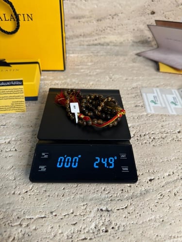 سبحه كهرمان حر شوائب طبيعية