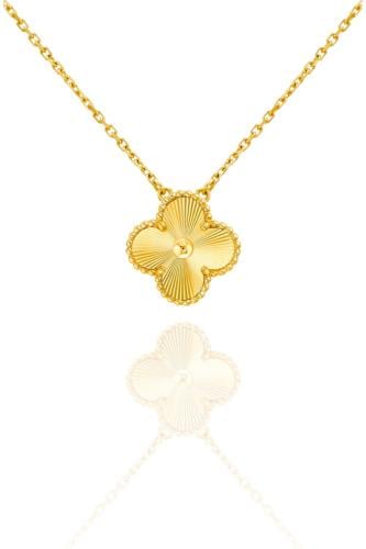 عقد ذهب صافي عيار 18 تصميم عالمي