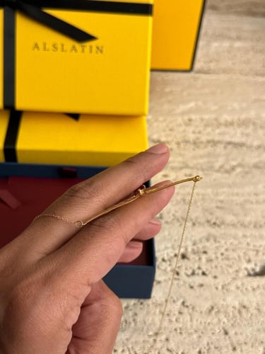 عقد ذهب صافي عيار 21k