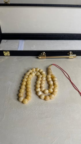 سبحه كهرمان جامبو حر سوبر صافي طبيعية