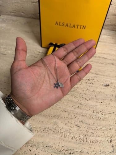 عقد فضه عيار 925