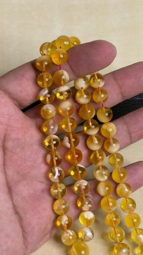 سبحه كهرمان حر سوبر صافي طبيعية