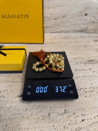 سبحه كهرمان حر شوائب طبيعية