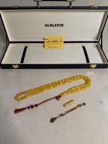 سبحه كهرمان حر سوبر صافي طبيعية