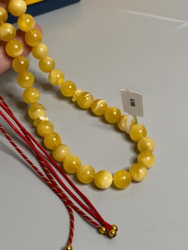 سبحه كهرمان حر سوبر صافي طبيعية