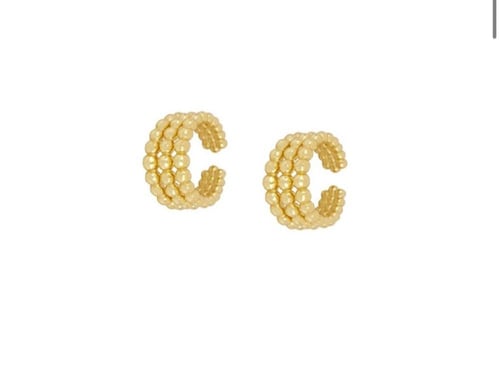 مجموعة اقراط ذهبية