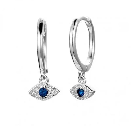 اقراط العين الزرقاء