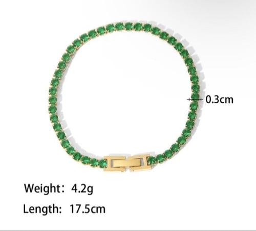 اساور التنس الملونة