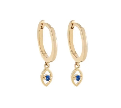 اقراط العين الزرقاء