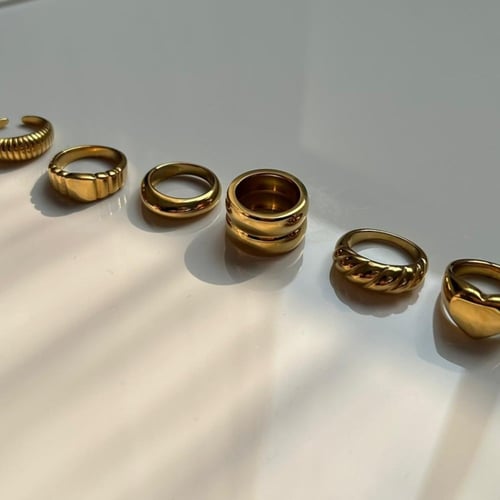 خواتم ذهبية منوعة