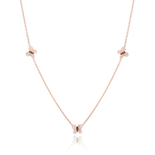 قلادة الفراشات الثلاثة عذوبة المساء أحدث تشكيلة من...