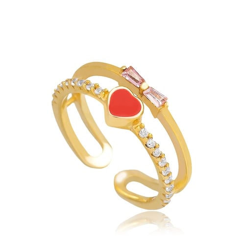 خاتم القلب النابض والوردة الحيوية سحر النظرة الأول...