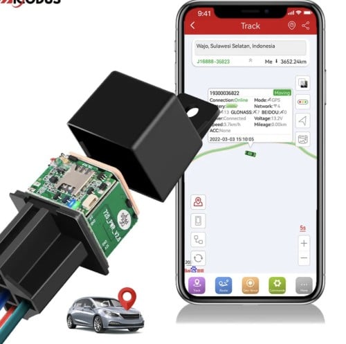 جهاز تتبع micodus mv720 تحكم بسيارتك عن بعد مع فاص...