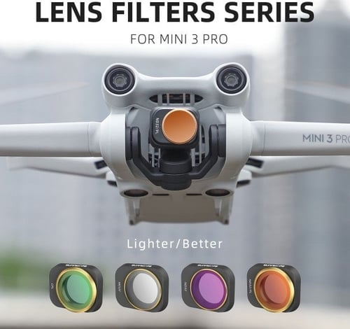 فلاتر عدسة كاميرا DJI MINI 3PRO درون ميني برو MCUV...