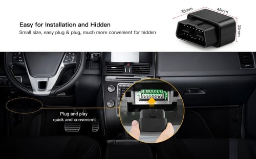 جهاز تتبع obd فور جي 4G لتتبع السيارات بدقة مع خاص...