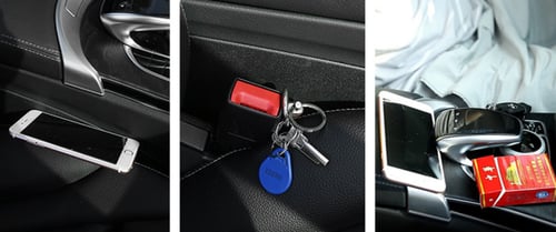 منظم أغراض السيارة للسائق والراكب بألوان متعددة لت...