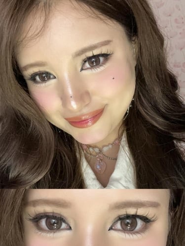 كاندي براون زوج عدسات سنوية