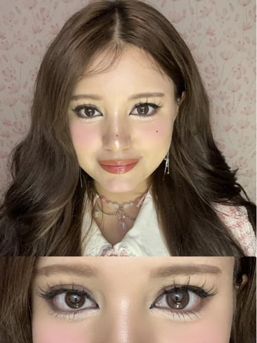 كاندي براون زوج عدسات سنوية