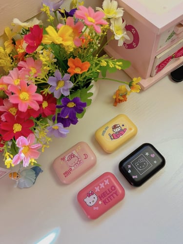 علبة عدسات بمرآه مع ملقط ومساعد هيلوكيتي فوشي