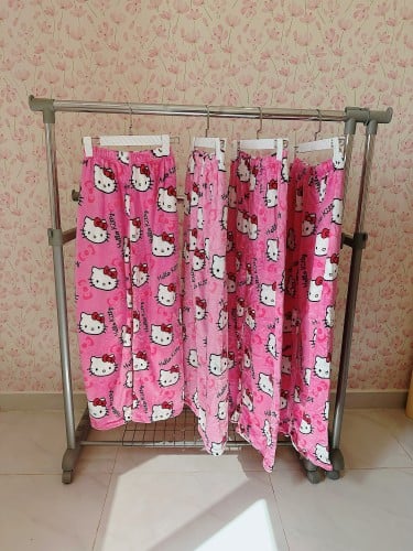 سروال هيلو كيتي وردي قطني 100%