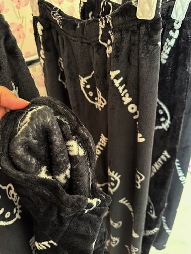 سروال هيلو كيتي أسود قطني 100%