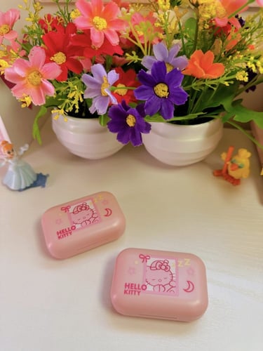 علبة عدسات بمرآه مع ملقط ومساعد هيلوكيتي بيبي بنك