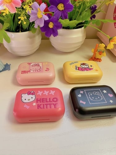 علبة عدسات بمرآه مع ملقط ومساعد هيلوكيتي بيبي بنك