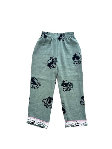 نسيبة حافظ x ثوب صغيري طقم أخضر - بنات