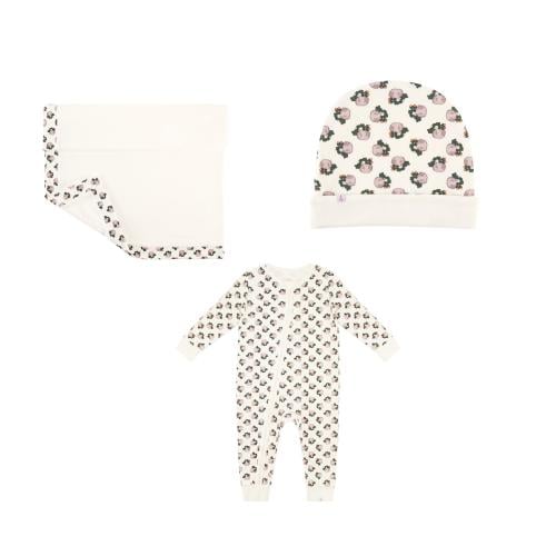 هدية للاطفال أبيض و ليلكي 3 قطع