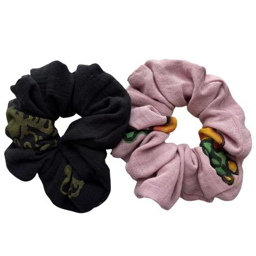 نسيبة حافظ x ثوب صغيري ربطة شعر شالكي (ليلكي + أسو...