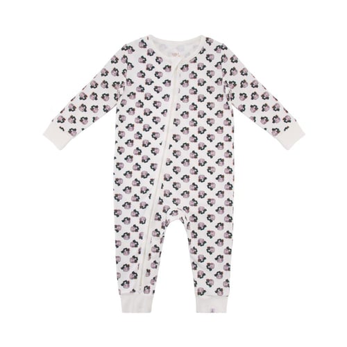 صندوق هدية - قطعتين أبيض/ليلكي بربتوز + بطانية