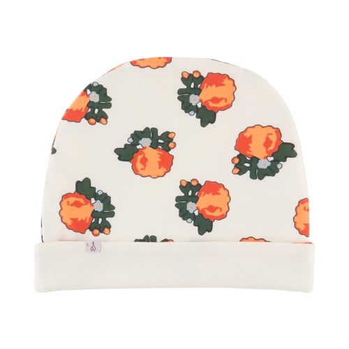 صندوق هدية - قطعتين أبيض و مشمشي قبعة + الكوفلية/ب...