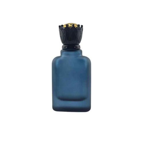 قزاز عطور فارغ غطاء اسود ذهبي 50مل