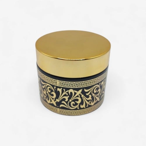 علب بخور مزخرفة بغطاء ذهبي 30جرام-12قطعة
