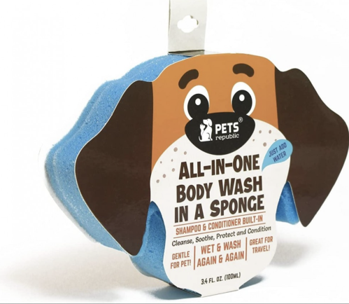 بيتس ريبابليك ليفة استحمام مع الشامبو للكلاب