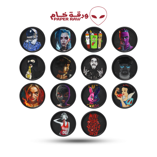 طاحونة 3 قطع بلاستيك ورقة خام