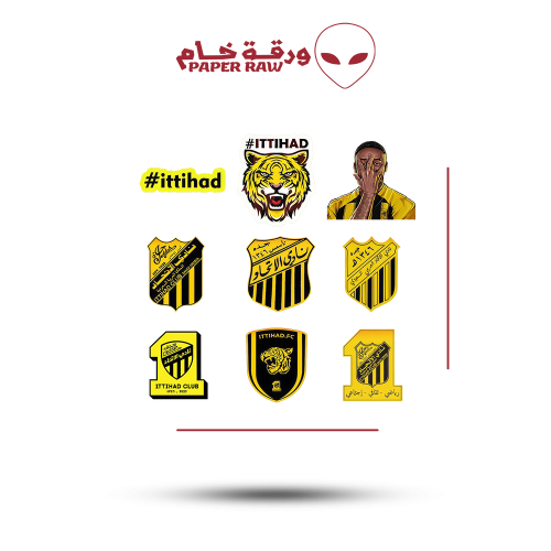 ستيكرات شعارات الاتحاد T1