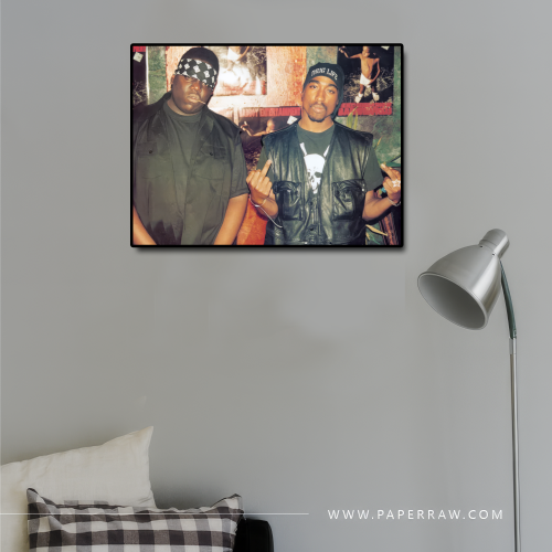 لوحة جدارية Tupac & Biggie Legends